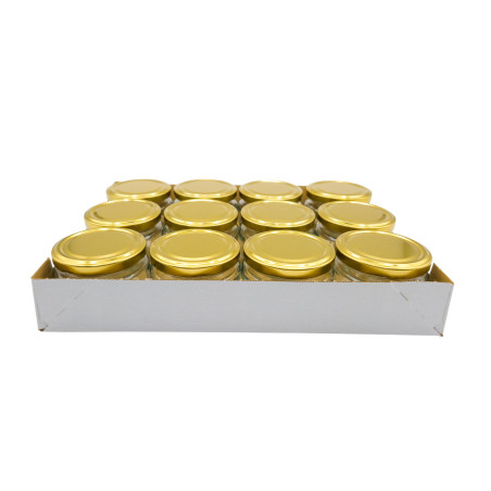 FRASCO NATURA 4 OZ con CIERRE DORADO (PACK 12 unidades)